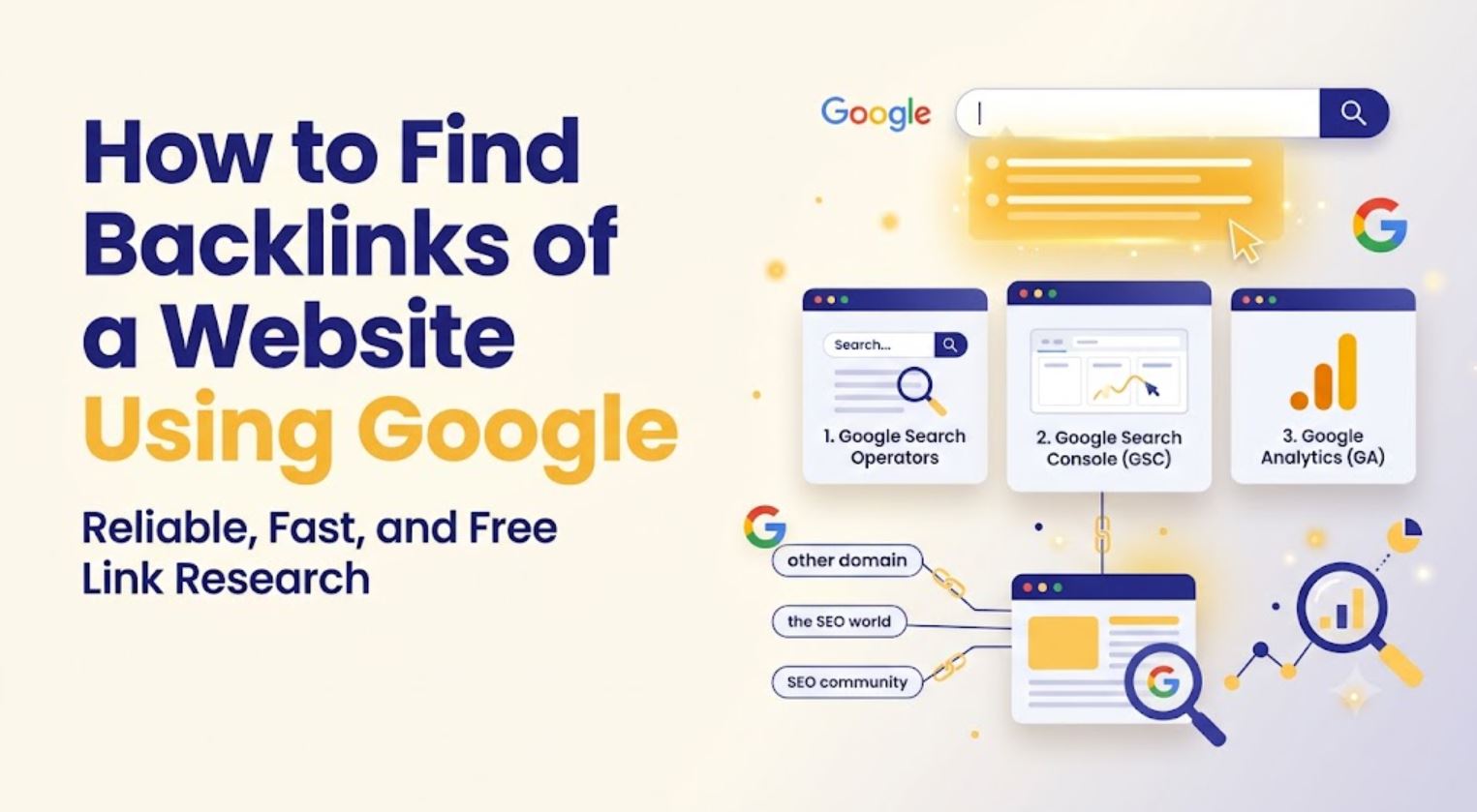How to Find Backlinks of a Website Using Google